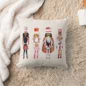 黒くるみ割りクリスマスピロー クッション (ブランケット)