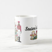 黒くるみ割りバレエのクリスマスマグ コーヒーマグカップ (中央)