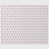 黒くるみ割り伝統的クリスマスホリデー ラッピングペーパー (フラット)