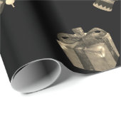 黒くるみ割り兵士の弓 ラッピングペーパー (ロールコーナー)