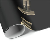 黒くるみ割り兵士クリスマスラッピング紙 ラッピングペーパー (ロールコーナー)