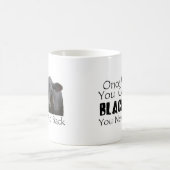 黒くアンガスは行きます コーヒーマグカップ (中央)