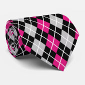 黒くアーガイル柄のなタイ ネクタイ (ロール)