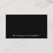 黒くエレガントな名刺 名刺 (裏面)