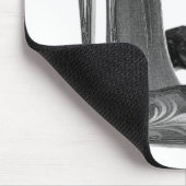 黒くエレガントな小剣はハイヒールの芸術に蹄鉄を打ちます マウスパッド (コーナー)