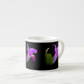 黒くカスタマイズ可能な専門のマグの蘭 エスプレッソカップ (正面右)