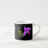 黒くカスタマイズ可能な専門のマグの蘭 エスプレッソカップ (右)