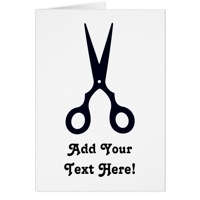 黒くシンプルな毛は切ります(理容師/美容院) (正面)