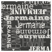 黒くモダンな一流のコラージュの装飾の白 ファブリック (クローズアップ)