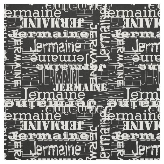 黒くモダンな一流のコラージュの装飾の白 ファブリック (見本)