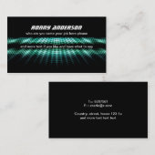 黒くモダンな名刺 名刺 (正面/裏面)