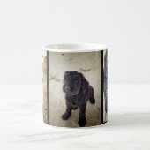 黒くロシアのなテリアのマグ コーヒーマグカップ (中央)