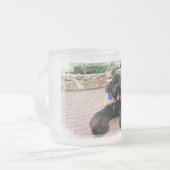 黒くロシアのなテリア- Vader フロストグラスマグカップ (正面左)