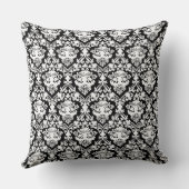 黒く及び白いろうけつ染め クッション (裏面)