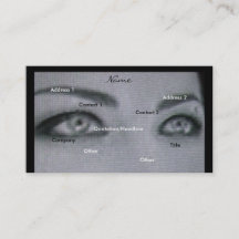 黒く及び白いカメラマンの名刺