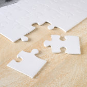 黒く及び白いキリン ジグソーパズル (側面)