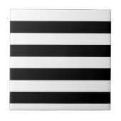 黒く及び白いストライプの タイル (正面)