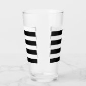 黒く及び白いストライプの タンブラーグラス (左)