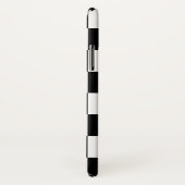 黒く及び白いチェック模様のパターン(WB) Case-Mate iPhoneケース (裏面/右)