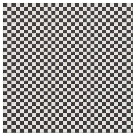 黒く及び白いチェック模様の点検 ファブリック (クローズアップ)