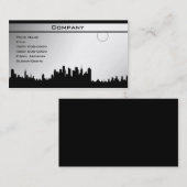 黒く及び白いテンプレート3 名刺 (正面/裏面)
