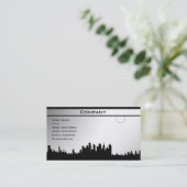 黒く及び白いテンプレート3 名刺 (スタンド正面)