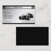 黒く及び白いテンプレート5 名刺 (正面/裏面)