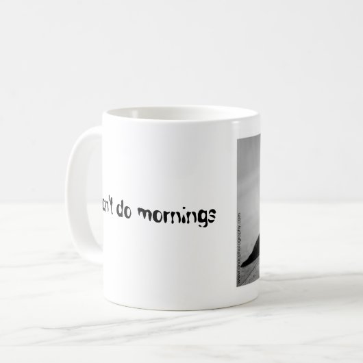 黒く及び白いバセットハウンドのマグ コーヒーマグカップ (正面左)