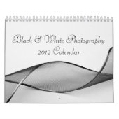 黒く及び白い写真撮影2012のカレンダー カレンダー (カバー)