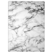 黒く及び白い大理石のクリップボード クリップボード (裏面)