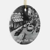 黒く及び白い悔しさの滝、オハイオ州のオーナメント セラミックオーナメント (右)