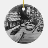 黒く及び白い悔しさの滝、オハイオ州のオーナメント セラミックオーナメント (裏面)