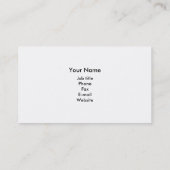 黒く及び白い木 名刺 (裏面)