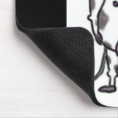 黒く及び白い牛マウスパッド マウスパッド (コーナー)