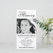 黒く及び白い記念家族の承認 サンキューカード (スタンド正面)