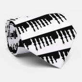 黒く及び白い駒 ネクタイ (ロール)