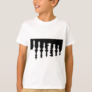 黒く及び白い駒 Tシャツ