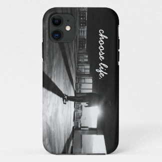 黒く及び白いLongboardingのiPhone 5/5Sの箱 iPhone 11 ケース