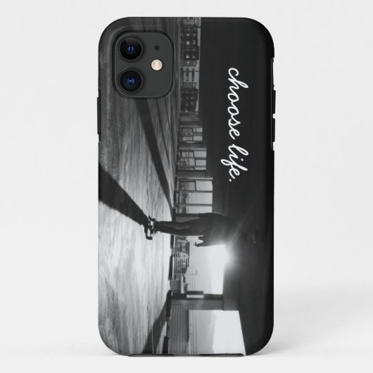 黒く及び白いLongboardingのiPhone 5/5Sの箱 Case-Mate iPhoneケース (裏面)