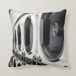 黒く及び白いRetoの洗濯のマットIの枕 クッション