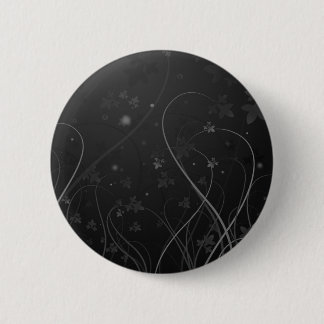 黒く及び白いWonderSwirl 缶バッジ