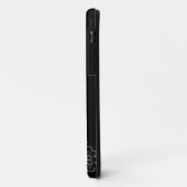 黒く及び白くお洒落な花のiPhone 5の箱 Case-Mate iPhoneケース (裏面/左)