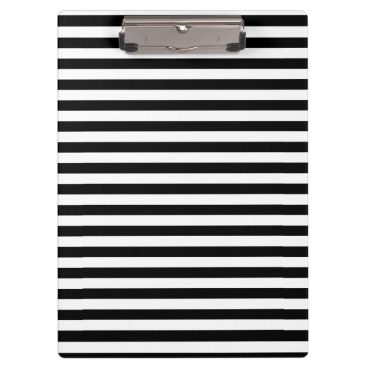 黒く及び白くストライプのなクリップボード クリップボード (正面)