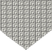 黒く及び白く幾何学的なパターン テーブルクロス (アングル)