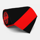 黒く及び赤いタイ ネクタイ (ロール)
