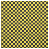 黒く及び黄色のレジ係パターン生地 ファブリック (見本)