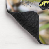 黒く及び黄色のArgiopeの庭くものマウスパッド マウスパッド (コーナー)