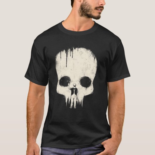 黒く塗れ Tシャツ (正面)