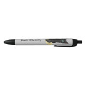 黒く小さい子猫 黒ボールペン (ボトム)