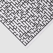 黒く巨大なライン当惑 薄葉紙 (詳細)